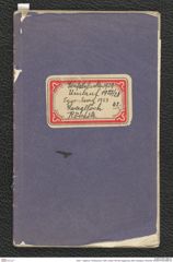 Seite 1, Tagebuch "Teufelslucken 1929 | Umlauf 1927/28 | Eggenburg 1928 | Zwergloch | Röschitz" (NHMW-PRAE-BBB-42)